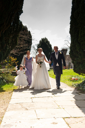 Arriving at the Church, Marrying, celebrating afterwards, leaving for Kingston Maurward House. Andrew & Leanne. Photographs by Robb Webb Photography-18