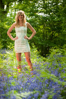 Model Amy and the Bluebell's