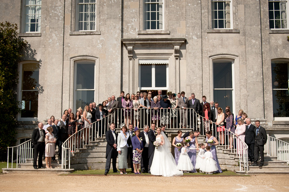 Arriving at Kingston Maurward House - The Wedding Breakfast. Andrew & Leanne. Photographs by Robb Webb Photography-31