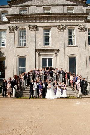 Arriving at Kingston Maurward House - The Wedding Breakfast. Andrew & Leanne. Photographs by Robb Webb Photography-33