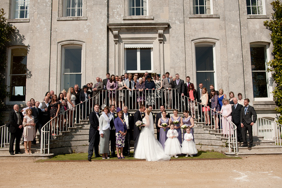 Arriving at Kingston Maurward House - The Wedding Breakfast. Andrew & Leanne. Photographs by Robb Webb Photography-35