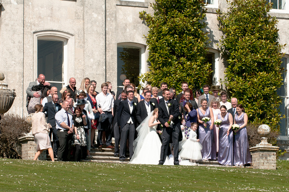 Arriving at Kingston Maurward House - The Wedding Breakfast. Andrew & Leanne. Photographs by Robb Webb Photography-41