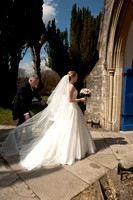 Arriving at the Church in Ringwood, the Wedding Ceremony - Celebrations - Leaving for Kingston Maurward House. Andrew & Leanne. Photographs by Robb Webb Photography