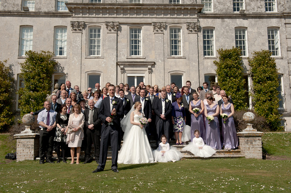 Arriving at Kingston Maurward House - The Wedding Breakfast. Andrew & Leanne. Photographs by Robb Webb Photography-44