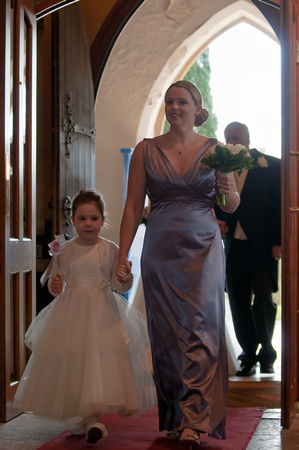Arriving at the Church, Marrying, celebrating afterwards, leaving for Kingston Maurward House. Andrew & Leanne. Photographs by Robb Webb Photography-26