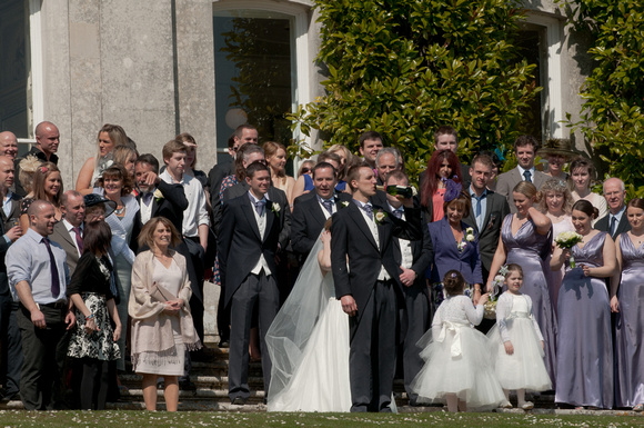 Arriving at Kingston Maurward House - The Wedding Breakfast. Andrew & Leanne. Photographs by Robb Webb Photography-45