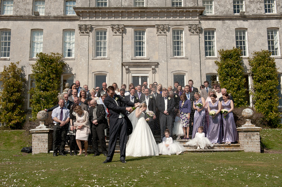 Arriving at Kingston Maurward House - The Wedding Breakfast. Andrew & Leanne. Photographs by Robb Webb Photography-46