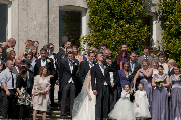 Arriving at Kingston Maurward House - The Wedding Breakfast. Andrew & Leanne. Photographs by Robb Webb Photography-47