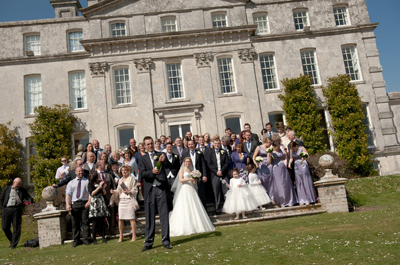 Arriving at Kingston Maurward House - The Wedding Breakfast. Andrew & Leanne. Photographs by Robb Webb Photography-48