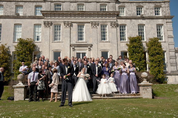 Arriving at Kingston Maurward House - The Wedding Breakfast. Andrew & Leanne. Photographs by Robb Webb Photography-49