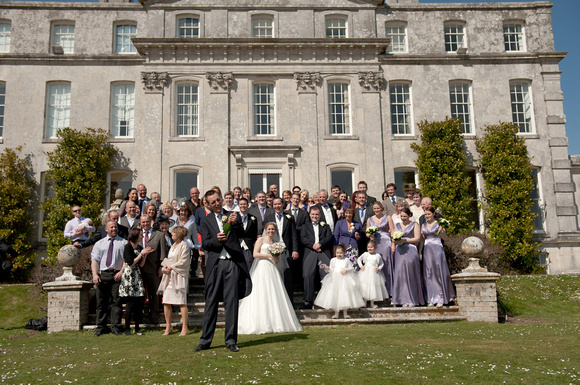 Arriving at Kingston Maurward House - The Wedding Breakfast. Andrew & Leanne. Photographs by Robb Webb Photography-51