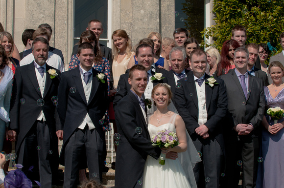 Arriving at Kingston Maurward House - The Wedding Breakfast. Andrew & Leanne. Photographs by Robb Webb Photography-60