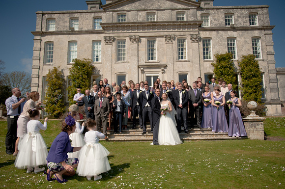 Arriving at Kingston Maurward House - The Wedding Breakfast. Andrew & Leanne. Photographs by Robb Webb Photography-64