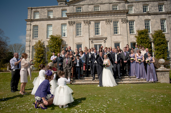 Arriving at Kingston Maurward House - The Wedding Breakfast. Andrew & Leanne. Photographs by Robb Webb Photography-65