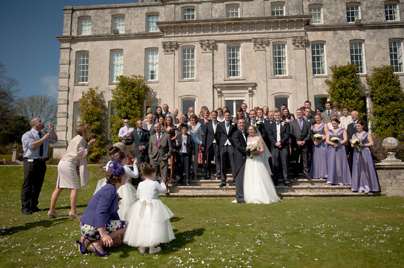 Arriving at Kingston Maurward House - The Wedding Breakfast. Andrew & Leanne. Photographs by Robb Webb Photography-66