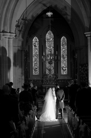 Arriving at the Church, Marrying, celebrating afterwards, leaving for Kingston Maurward House. Andrew & Leanne. Photographs by Robb Webb Photography-56