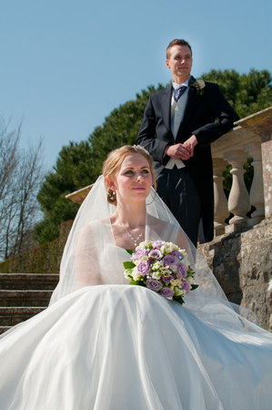 Arriving at Kingston Maurward House - The Wedding Breakfast. Andrew & Leanne. Photographs by Robb Webb Photography-73