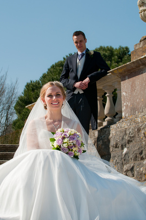 Arriving at Kingston Maurward House - The Wedding Breakfast. Andrew & Leanne. Photographs by Robb Webb Photography-74