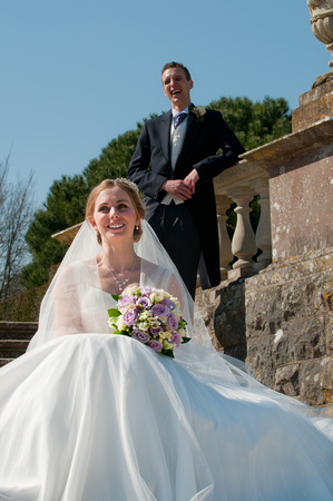 Arriving at Kingston Maurward House - The Wedding Breakfast. Andrew & Leanne. Photographs by Robb Webb Photography-75