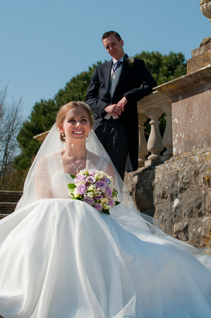 Arriving at Kingston Maurward House - The Wedding Breakfast. Andrew & Leanne. Photographs by Robb Webb Photography-76