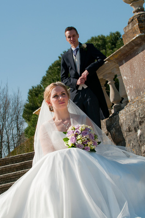 Arriving at Kingston Maurward House - The Wedding Breakfast. Andrew & Leanne. Photographs by Robb Webb Photography-77