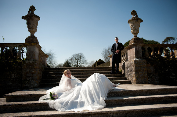 Arriving at Kingston Maurward House - The Wedding Breakfast. Andrew & Leanne. Photographs by Robb Webb Photography-80