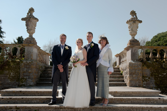 Arriving at Kingston Maurward House - The Wedding Breakfast. Andrew & Leanne. Photographs by Robb Webb Photography-94