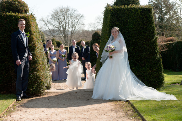 Arriving at Kingston Maurward House - The Wedding Breakfast. Andrew & Leanne. Photographs by Robb Webb Photography-104