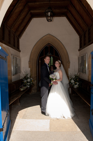 Arriving at the Church, Marrying, celebrating afterwards, leaving for Kingston Maurward House. Andrew & Leanne. Photographs by Robb Webb Photography-137