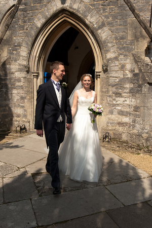 Arriving at the Church, Marrying, celebrating afterwards, leaving for Kingston Maurward House. Andrew & Leanne. Photographs by Robb Webb Photography-138