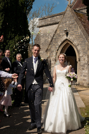 Arriving at the Church, Marrying, celebrating afterwards, leaving for Kingston Maurward House. Andrew & Leanne. Photographs by Robb Webb Photography-150