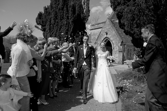 Arriving at the Church, Marrying, celebrating afterwards, leaving for Kingston Maurward House. Andrew & Leanne. Photographs by Robb Webb Photography-154