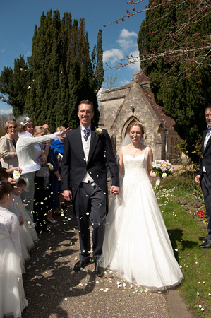 Arriving at the Church, Marrying, celebrating afterwards, leaving for Kingston Maurward House. Andrew & Leanne. Photographs by Robb Webb Photography-156