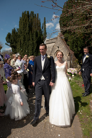 Arriving at the Church, Marrying, celebrating afterwards, leaving for Kingston Maurward House. Andrew & Leanne. Photographs by Robb Webb Photography-157