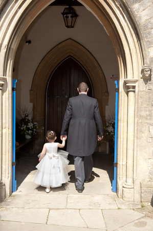 Arriving at the Church, Marrying, celebrating afterwards, leaving for Kingston Maurward House. Andrew & Leanne. Photographs by Robb Webb Photography-186