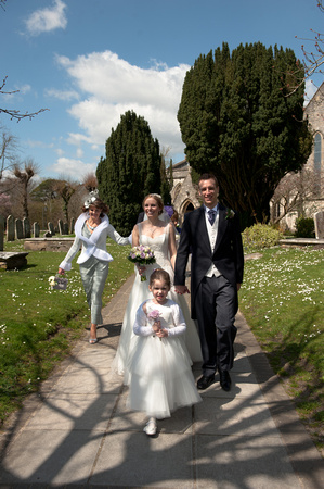 Arriving at the Church, Marrying, celebrating afterwards, leaving for Kingston Maurward House. Andrew & Leanne. Photographs by Robb Webb Photography-192