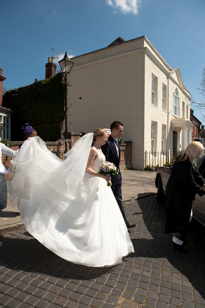 Arriving at the Church, Marrying, celebrating afterwards, leaving for Kingston Maurward House. Andrew & Leanne. Photographs by Robb Webb Photography-193